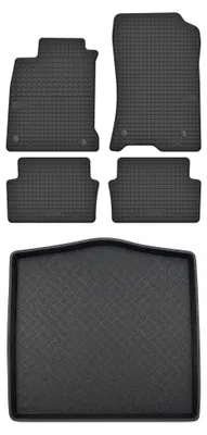 Obrázok produktu pre Gumové autokoberce SolidTread + vaňa kufra pre: Renault Laguna III 2007-2015 hatchback 5 ks