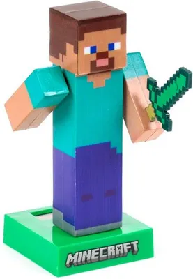 Produktbild von Minecraft Steve Solarzellen-Solarkumpelfigur