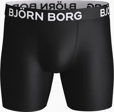 Productafbeelding van Björn Borg - Heren - Sportieve boxershorts, performance model, 1-pack - Zwart - Maat S