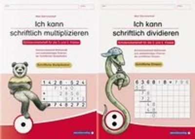 Produktbild von Ich kann schriftlich multiplizieren und dividieren - 2 Arbeitshefte im Set