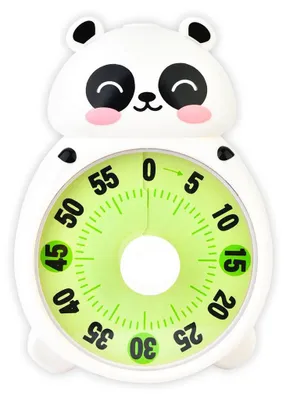 Produktbild von Visueller Timer 60 Minuten Countdown Timer  für Kinder und Erwachsene Leiser Kurzzeitmesser für Küche Schule Büro inkl.