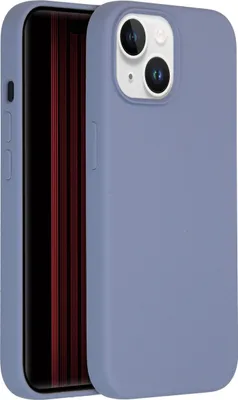 Produktbild von Accezz Liquid Silikoncase iPhone 15 - Lavender Gray