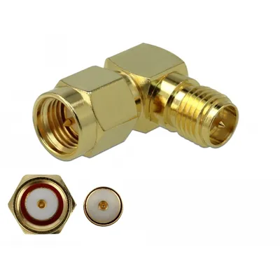 Produktbild von DeLOCK 89967, SMA, SMA, RP-SMA, Weiblich, Weiblich, 90°
