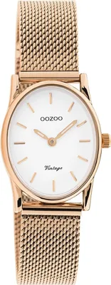 Produktbild von Oozoo Damen Metall Mesharmband Uhr Vintage Series rosegold Analog Quarzuhr UOC10969