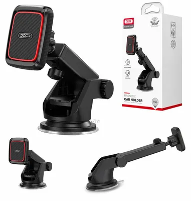 Obrázek produktu pro XO Magnetický držák mobilního telefonu do auta na palubní desku kompatibilní s chytrými telefony černý