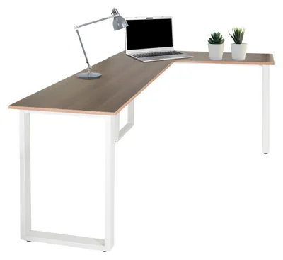 Obrázek produktu pro hjh Kancelářský rohový stůl WORKSPACE BASIC I Stůl 75,0 x 165,0 x 120,0 cm