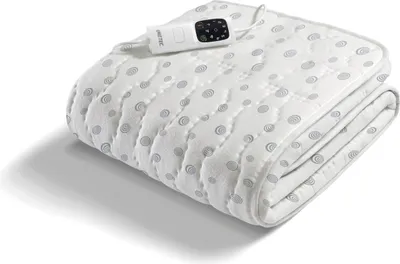 Zdjęcie produktu dla Imetec Scaldasonno adapto, 150 x 120 cm, 150 W, Szary, Biały, Bawełna, Poliester, 540 min, Pranie mechaniczne w niskiej temperaturze