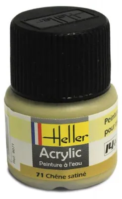Produktbild von Heller 9071 -  Peinture Acrylic 071 chene satine, 12ml - Neu