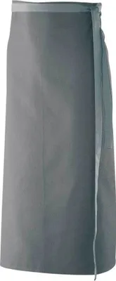Produktbild von Bistroschürze B 100 x L 80 cm, Fb. silbergrau : 65% Polyester 35%Baumwolle 220 g/m² : silbergrau