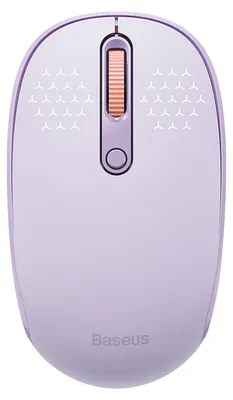 Zdjęcie produktu dla Myszka Bezprzewodowa Baseus F01B 2.4Ghz + Bluetooth 3.0 + 5.0 - Fioletowa