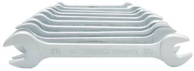 Produktbild von GEDORE 6-10 Doppelmaulschlüssel-Satz 10-teilig 6-27 mm, 6077540