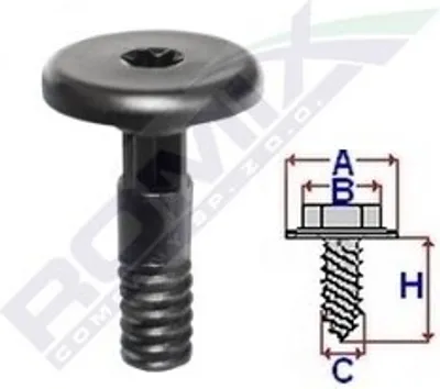 Immagine prodotto di Romix Bmw 5 E60 Davanzale Clip / Completo Di (C60759) (5Pz.)