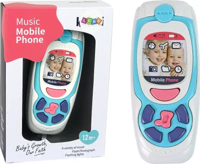 Obrázok produktu pre Detský vzdelávací mobilný telefón Melody Blue