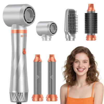 Produktbild von Haartrockner 5-in-1 mit Rundbürste, Volumen, 1 Set, für die Haarpflege