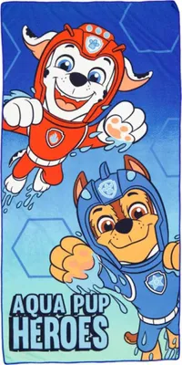 Obrázek produktu pro Osuška Paw Patrol Aqua Pups 60 x 120 cm