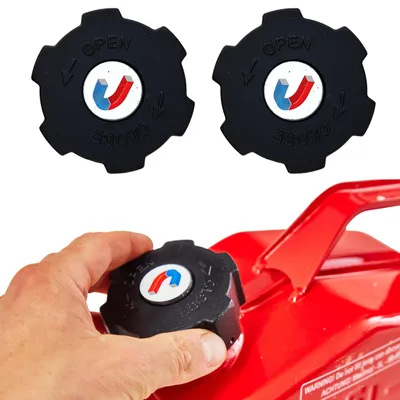 Produktbild von BW® 2x Ersatzdeckel für Kraftstoffkanister Metall Benzinkanister mit Schraubverschluss - 2 Stück - Europe