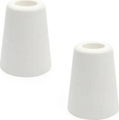 Produktbild von 2x sossai Türstopper NTS8 | HANSI | Weiß