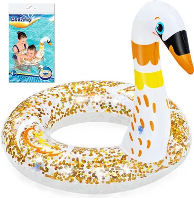 Zdjęcie produktu dla Bestway® Shimmer 'n Float™ pływający pierścień z głową zwierzęcia, różne