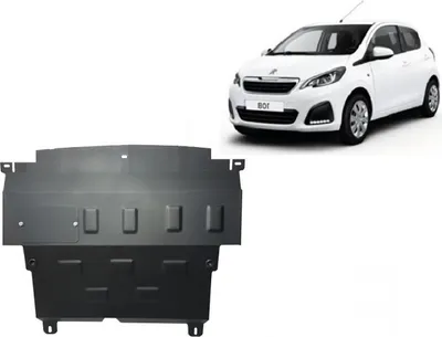 Image de Protection anti-encastrement en acier pour moteur Peugeot 108