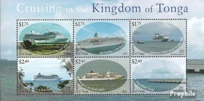 Produktbild von Briefmarken Tonga 2013 Mi Block73 (kompl.Ausg.) postfrisch Kreuzfahrtschiffe