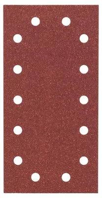 Produktbild von Schleifblatt-Set für Schwingschleifer K=80, 115 x 230 mm, 14 Löcher, 10-tlg.
