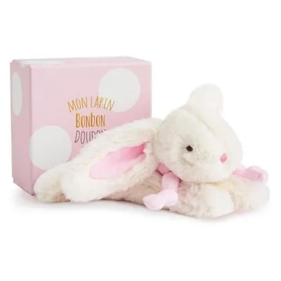 Zdjęcie produktu dla Zestaw upominkowy Doudou - Pluszowy królik różowy 20 cm