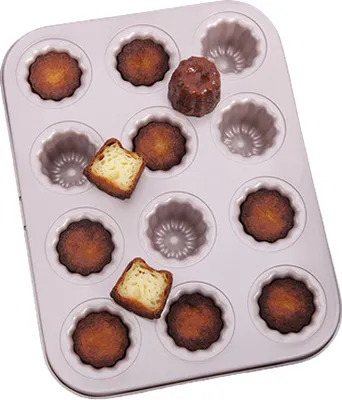 Obrázek produktu pro CANDeal 12 forem na pečení s mini košíčky, forma na pečení mini chleba, plech na pečení muffinů, nepřilnavý povrch