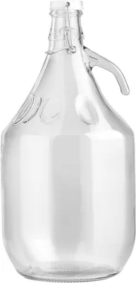 Produktbild von lilawelt24 1x 5L Glasballon Gallone mit Bügelverschluss und Henkel