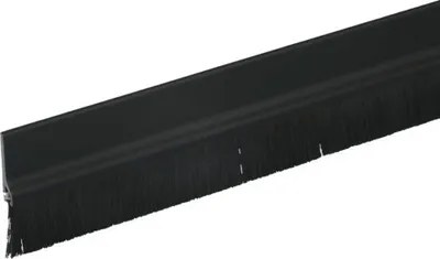 Produktbild von Türbürstendichtung Türdichtung Standard schwarz 1 m x 46 mm