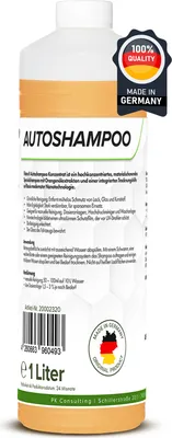 Produktbild von Flotex Autoshampoo Konzentrat, 1L Auto Car Shampoo Lack Schaum Reiniger