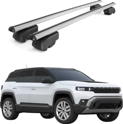 Obrázok produktu pre Strešný nosič Základný nosič pre Jeep Compass III J4U od roku 2026 75 kg hliník strieborný 2x