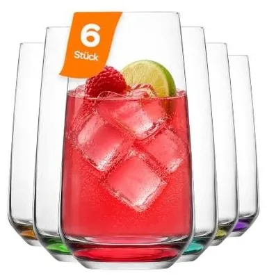 Zdjęcie produktu dla Szklanki do long drinków zestaw 6 sztuk 480 ml na prezent