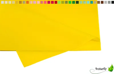 Produktbild von Seidenpapier 50x75cm, 10 Bogen, Farbauswahl:gelb 645