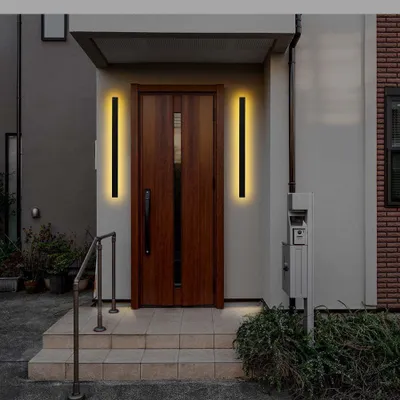 Immagine prodotto di V-TAC VT-1173 Lampada LED lineare da parete applique rettangolare design moderno 10W 51cm corpo antracite luce 3000K IP65 - 10429