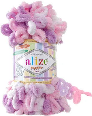 Produktbild von Alize Puffy Color 6051 Strickgarn