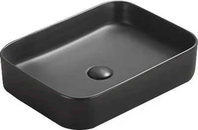 Produktbild von Mexen Vena Aufsatzwaschbecken 50 x 37 cm, Schwarz matt - 22195085