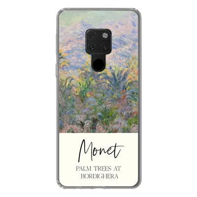 Produktbild von MuchoWow® Handyhülle Schutzhülle Hülle für Huawei P40 Lite Monet - Kunst - Palmen in Bordighera Silikon Softcase Handy Hülle - Handy