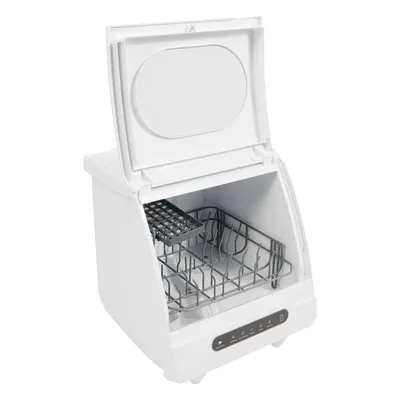 Obrázek produktu pro Mini myčka nádobí Přenosná bílá 5 l pro byty, občerstvení, ubytovny, kuchyně