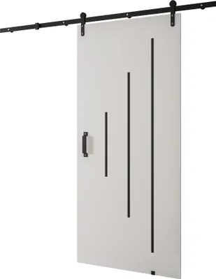 Produktbild von Schiebetür Zimmertür Tür mit Griffstange LOFTIKO Y 90 cm