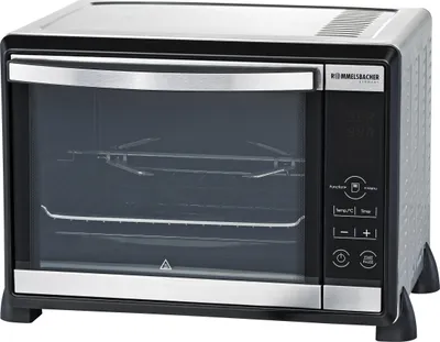 Obrázek produktu pro ROMMELSBACHER Mini trouba, horký vzduch, horní a dolní ohřev, 1580 W, 30 l, otočný rožeň, si-sw BGE 1580/E