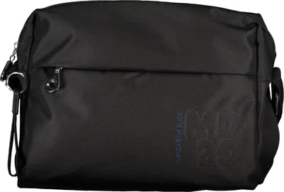 Produktbild von Stylische schwarze Umhängetasche für Damen mit praktischen Fächern