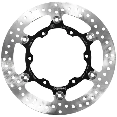 Imagen del producto de Disco de freno flotante BREMBO, serie Gold, acero inoxidable, diámetro 270 mm, grosor 3 mm, 6 agujeros