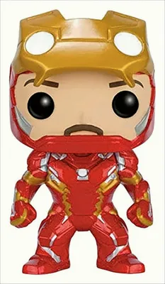 Produktbild von Funko POP! Marvel Civil War - Iron Man Unmasked #7225