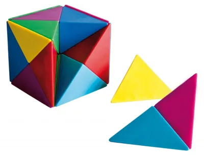 Productafbeelding van Trendform Tangram - magnetische kubus