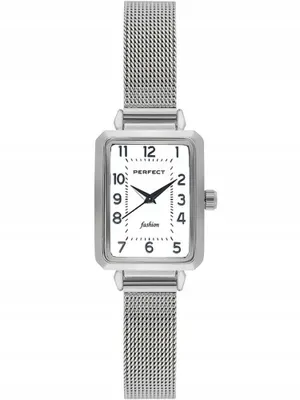 Produktbild von Perfect Damenuhr Silber Zp548a – Elegante Armbanduhr mit Metallarmband, Miyota Quarzwerk, 3 ATM wasserdicht, Geschenkbox, CE