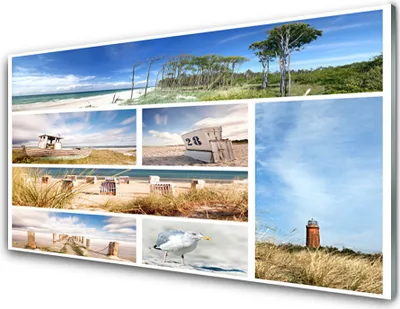 Produktbild von Acrylglasbilder 100x50 Wandbild Druck Meer Landschaft