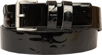Produktbild von Damen Gürtel Log CK CALVIN KLEIN JEANS Artikel J6EJ600111 CORE BELT hoch cm. 3,2, taglia 85 * cm.99 + fibbia cm.3 - totale cm.102, Poliuretano 100%