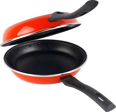 Immagine prodotto di Padella doppia, 24 cm, induzione, rivestimento antiaderente free, padella per omelette