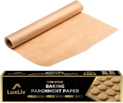 Produktbild von Antiaanbakpapier mit hoher Dicke, 50 Meter Länge und 30 cm Breite.