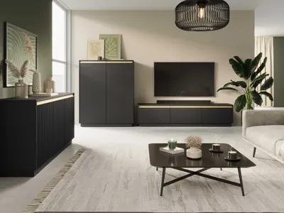 Produktbild von Wohnzimmer-Set Royal schwarz